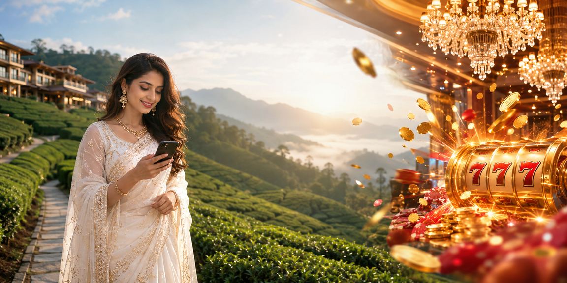 বান্দরবানে প্রকৃতির মাঝে স্লট গেম উপভোগের দৃশ্য