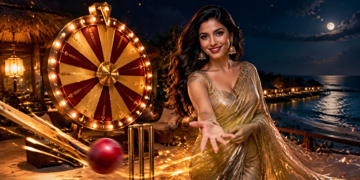 সেন্ট মার্টিনে সমুদ্রের পাড়ে ক্রিকেট বেটিং উপভোগের দৃশ্য