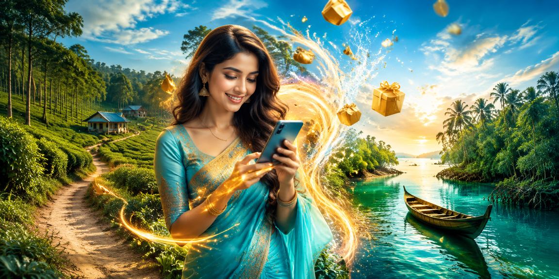 সুন্দরবন চা বাগানে মোবাইলে জ্যাকপট পেমেন্ট গ্রহণ